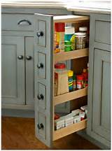 Narrow Kitchen Storage Cabinet Photos