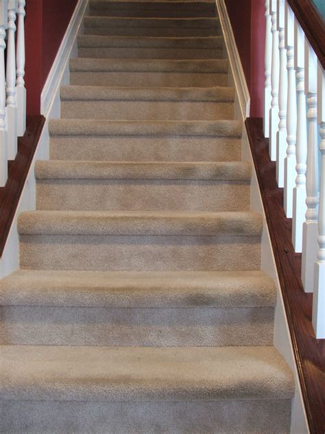 Remodelaholic Under 100 Carpeted Stair To Wooden Tread Makeover Diy