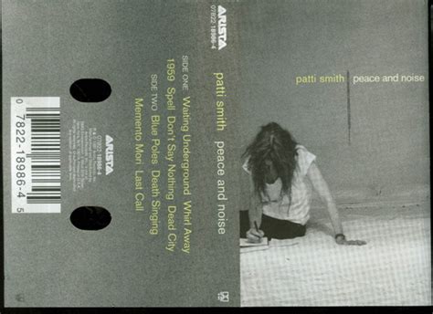 Patti Smith Peace And Noise 1997 Cassette Discogs
