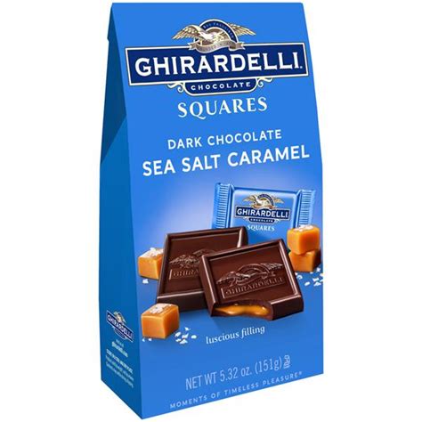 Ghirardelli Chocolate Squares Dark And Sea Salt Caramel Hy Vee Aisles