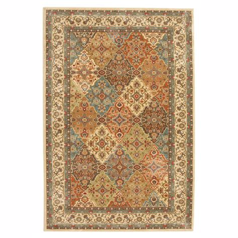 Looking for area rugs for the living room? Home Decorators Collection Persia Almond Buff 8 ft. x 10 ...
