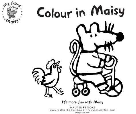 Maisy Mouse Free Coloring Pages Clip Art Library
