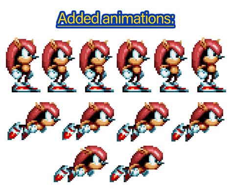 Sonic Mania Mighty Sprites