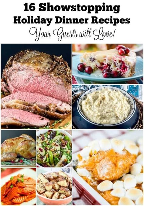 Liberally season the prime rib with the salt and some pepper and refrigerate overnight. 16 Showstopping Holiday Dinner Recipes - Flavor Mosaic ...