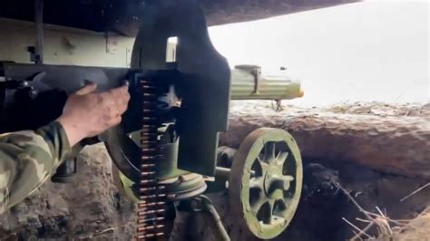 Pm M1910 The Pre Ww1 Era Machine Gun Being Used By Ukrainian Troops