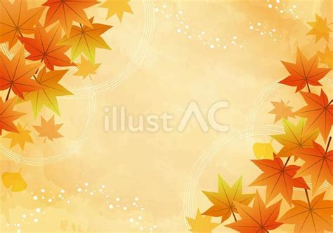 紅葉背景イラスト No 24330690｜無料イラスト・フリー素材なら「イラストac」