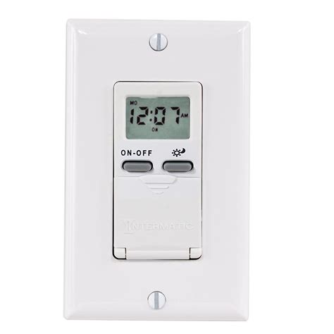 Intermatic 15 Amp 7 Day Indoor Astronomic Digital In Wall Timer White