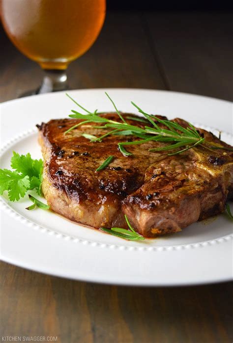 T-Bone Steak with Garlic and Rosemary | Recipe | Cast iron ...