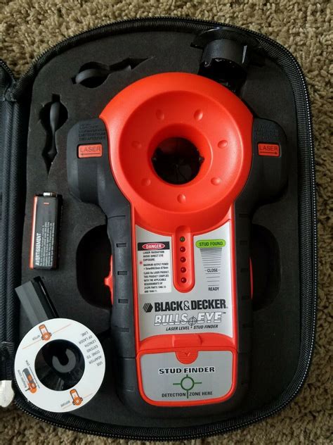 Black And Decker Bulls Eye Auto Laser Level And Stud Finder New In Case
