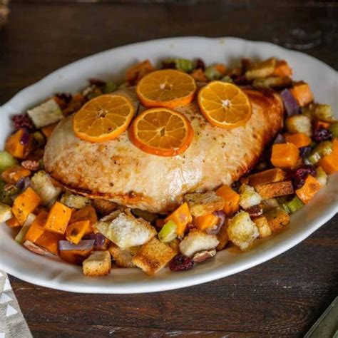 Filet de dinde cranberries et patates douces