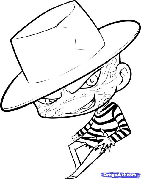 Freddy Krueger Coloring Pages 🖌 To Print And Color
