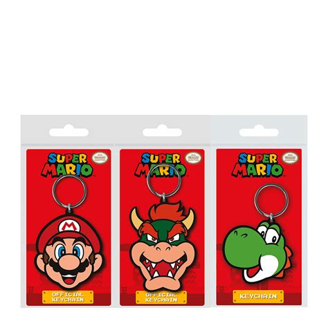 Llaveros De Goma Oficiales Super Mario Bros Pixeleate