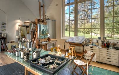 Any large or small home art studio space will work when you utilize smart storage. Geordanna the Artist's Blog: Best Studio Lighting for a ...
