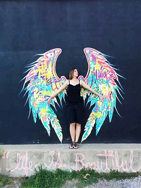 Super Cool Angel Wings Art Street Art Graffiti Angel Wings Painting