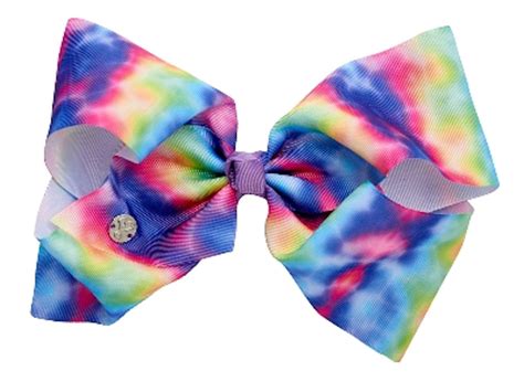 Jojo Siwa Large Cheer Hair Bow Tie Dye Beauty And Personal Care