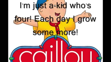 Caillou Theme Song But Im Screaming The Lyrics Youtube