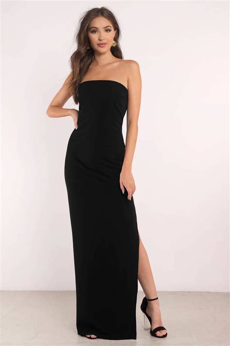 Look Regal In The Josephine Strapless Maxi Dress Featuring A Strapless