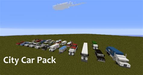 By installing mrcrayfish's vehicle mod, you will be able to craft more than 20 cars and other vehicles, including airplane. City Car Pack | Realistic Cars Minecraft Project