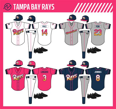 Details about mlb tampa bay rays cap hat 59 50 sz 7 5 8 tb rays size fit 7 5 8 tb logo rays. Sports Logo Spot: Think Pink: Tampa Bay Rays
