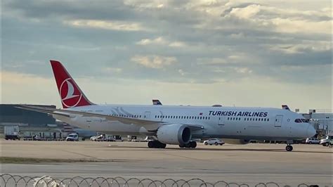 Turkish Airline 787 9 Arrives Dallasfort Worth International Airport
