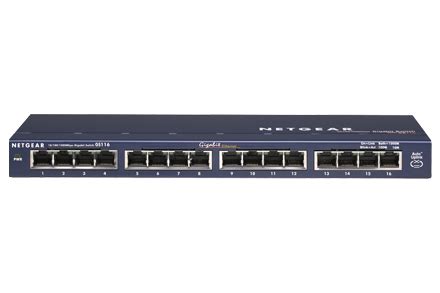 Gigabit Unmanaged Switch Series - GS116 | Unmanaged Switches | Switches | Business | NETGEAR