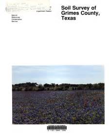 Soil Survey Of Grimes County Texas The Portal To Texas History
