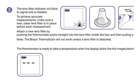 braun thermoscan plus manual