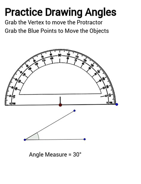 Draw Angles Geogebra