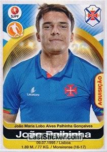 João maria lobo alves palhinha gonçalves (born 9 july 1995) is a portuguese professional footballer who plays for sporting cp as a defensive midfielder. Sticker 26: Joao Palhinha - Panini Futebol 2016-2017 ...