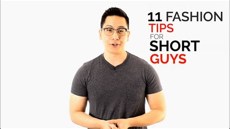 11 Fashion Tips For Short Guys Dress Taller Tricks Youtube