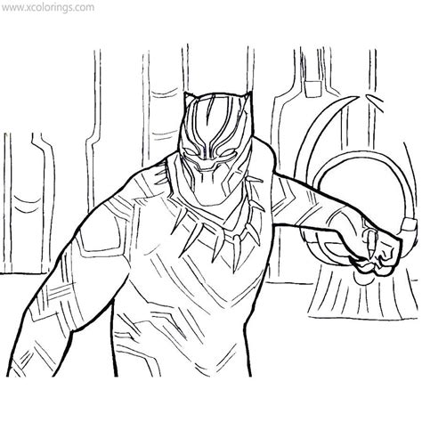 Lego Black Panther Coloring Sheet Coloring Pages