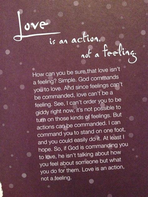 Check spelling or type a new query. Love is an action, not a feeling. love this