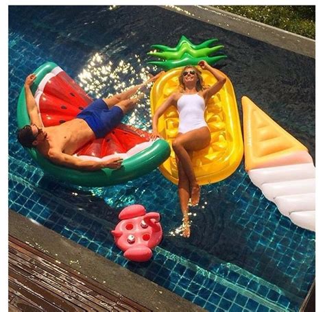 Get the best deals on floating mats. Inflatable Pool Float Giant 5 Style Swan Watermelon Floats ...