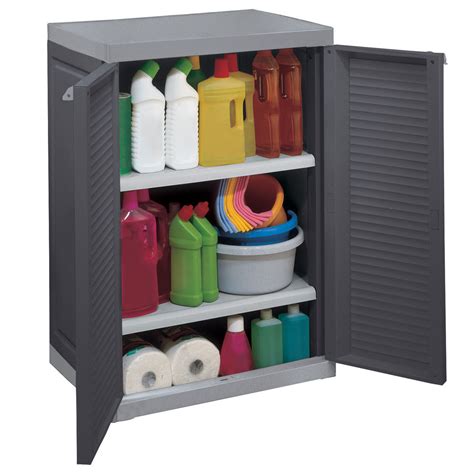 L'armoire en résine, pourquoi la choisir ? Allibert 185091 - Armoire basse de rangement Harmony en ...