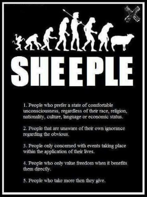 Sheeple With Images Sheeple Words Funny Quotes