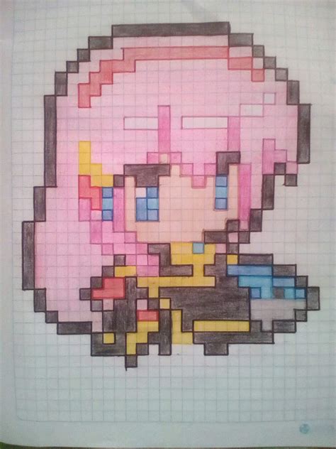 Dibujo De Luka Megurine Pixelado Dibujos Y Animes Amino