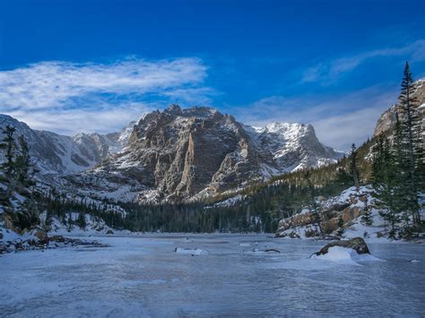 Frozen Loch Lake Rocky Mountain National Park Co Oc 4034 × 3026