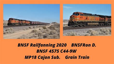 4575 Bnsfron D High Desert Railfanning Youtube