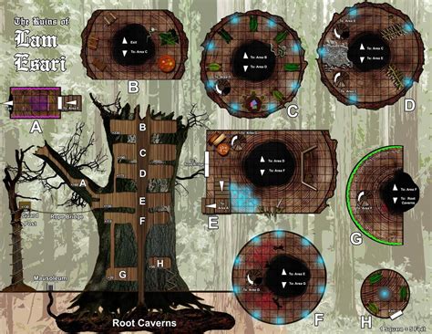I Made A Map For The Ruins Of An Elven Tower Fantasy Map Tabletop