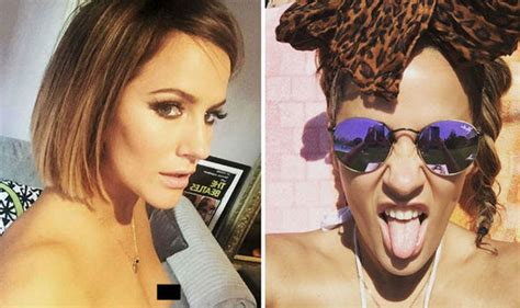 Caroline Flack Exposes Nipple As She Accidentally Shares TOPLESS Selfie