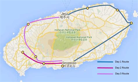 Jeju is a popular holiday. Jeju Island - 4D3N Itinerary for Self-Drive