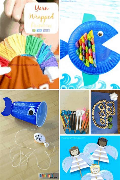 Easy Bible Crafts For Kids Out Upon The Waters