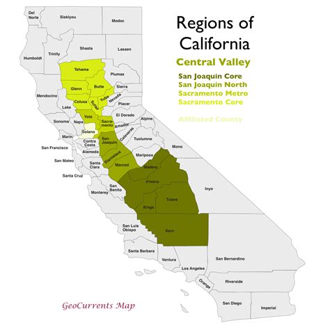 Occupying a central position in california, it is bounded by the cascade. California Central Valley Map | California Map