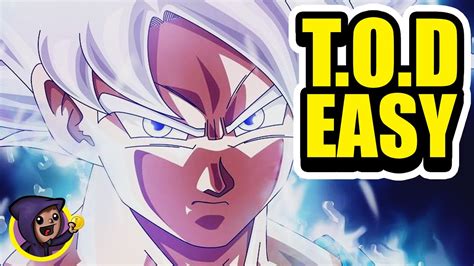 Wow Easy Tod Ultra Instinct Goku Step By Step Guide Ui Goku