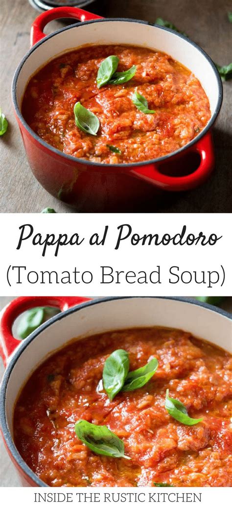 Click below to search our faq's or contact us. Pappa al pomodoro - Tomato Bread Soup - Inside The Rustic ...