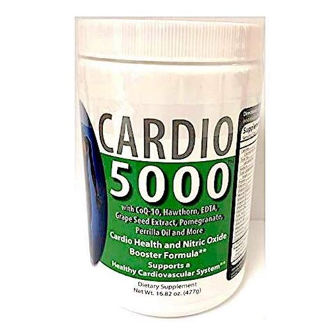 Cardio 5000 1682 Oz Heart Health Powder 30 Servings Nitric Oxide