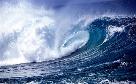 Ocean Wave Desktop Wallpaper Wallpapersafari