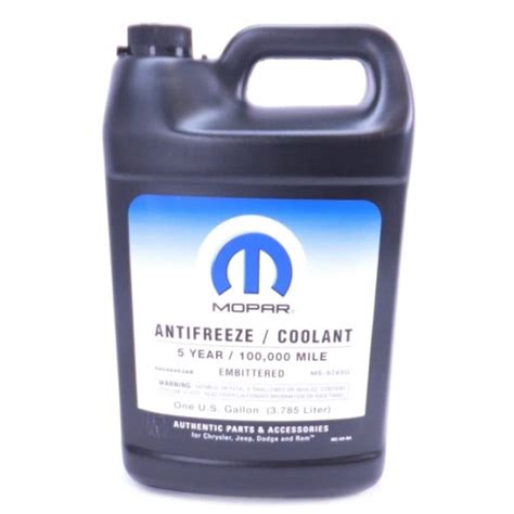 Mopar Antifreezecoolant Concentrate 5 Year100k Mile Protection 1 Gallon