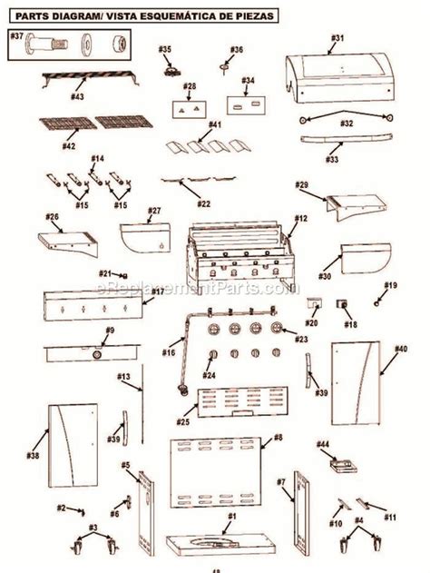 Char Broil 463449914 Parts List And Diagram