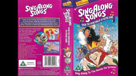 Sing Along Songs From The Hunchback Of Notre Dame Vhs Sh For Hot Sex Picture